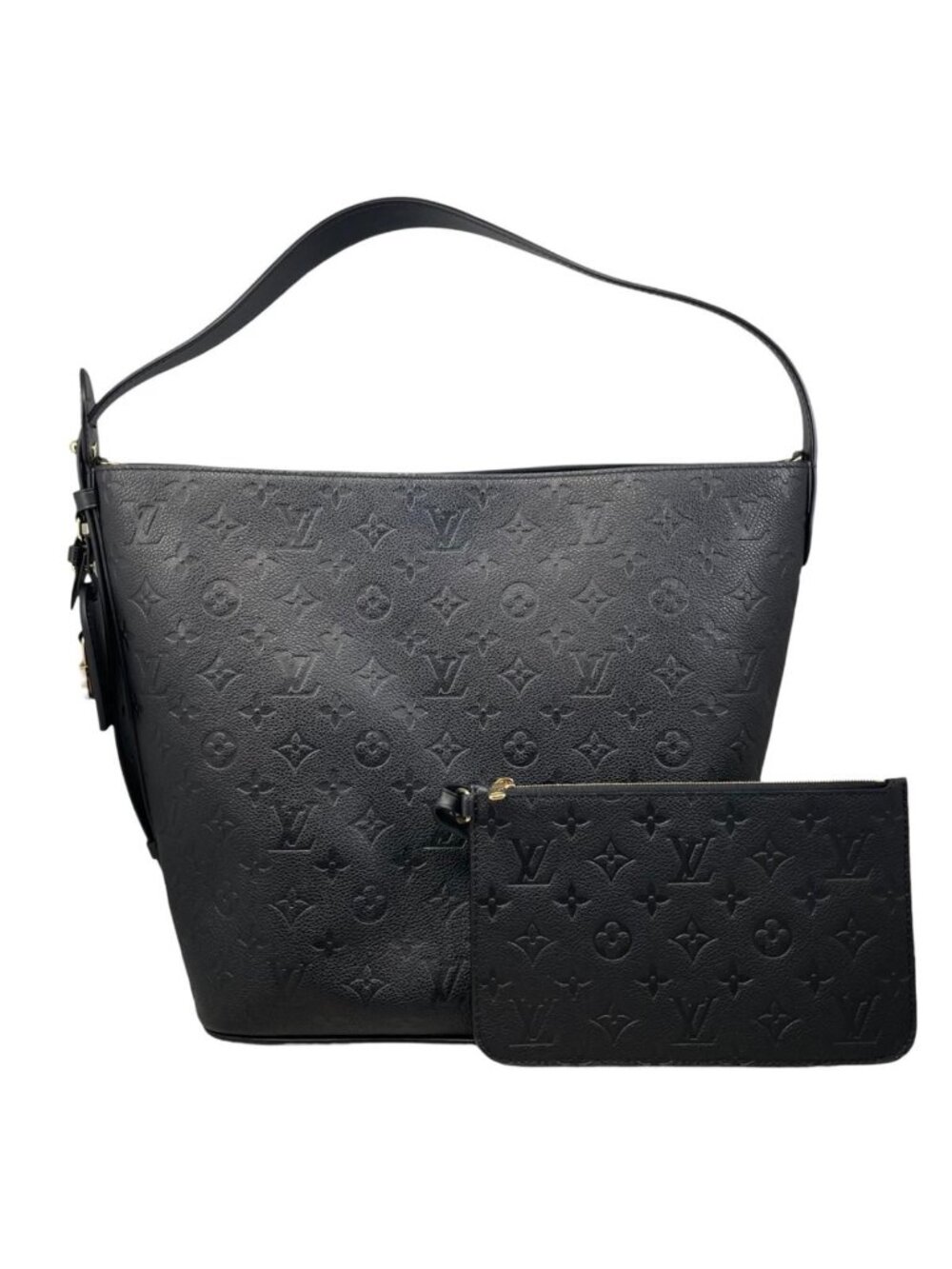 Louis Vuitton Shoulder Bag All in GM Monogram Empreinte Noir Black